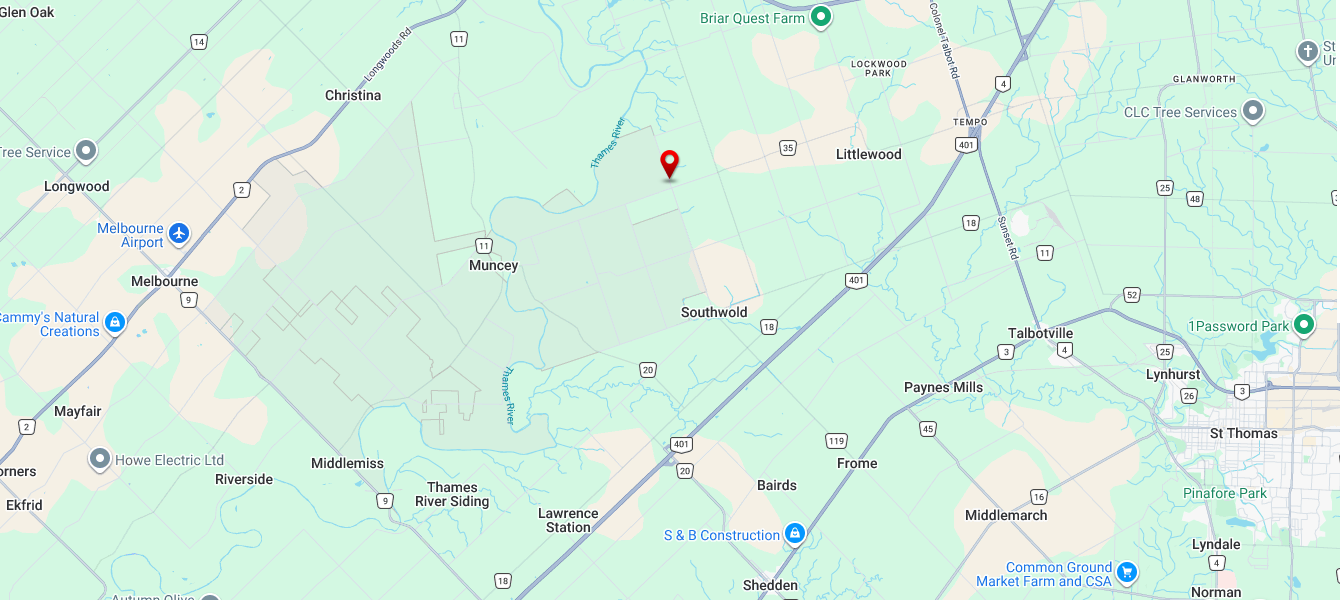 Wampum Fuels location map